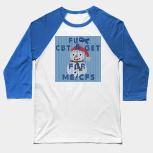 NO CBT & GET for ME/CFS - Christmas Edition Baseball T-Shirt